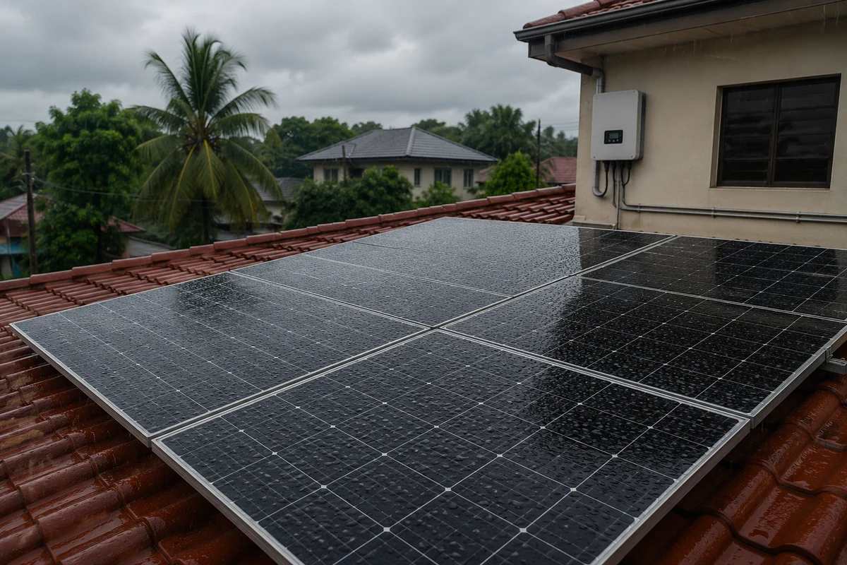 Solar Panel Output in Rain: Sizing Your System (PH)