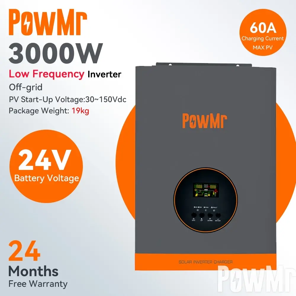 PowMr 24V 60A 3000W