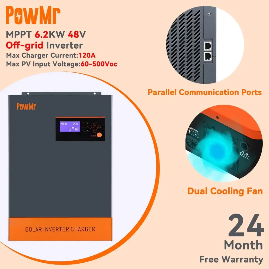 PowMr 48V 120A 6200W